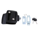 Black Entry Door Lock Latch Handle Knob Deadbolt For RV Camper Trailer Door