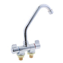 Marine RV 360Â° Rotation Hot Cold Water Mixer Tap Bathroom Basin Faucet