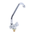 RV Marine Single Cold Tap Sink Water Kitchen 360 Degrees Swivel Spout Wash Faucet