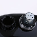 Motorized Bike Petcock 3L Metal Fuel Gas Tank Cap for 80cc 60cc 66cc 49cc Engine Black