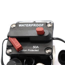 50A Circuit Breaker with Manual Reset IP67 Waterproof for Marine Car RV