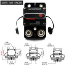 200A Circuit Breaker with Manual Reset IP67 Waterproof for Marine Car RV