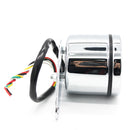 2 In 1 Motorcycle Retro LED Instruments Part Tachometer Fuel Level Gauge