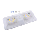 Double LED RV Dome Light with 3-Way Switch and Removable Lenses. Perfect Interior 12V 5W Lighting for RVs, Motorhomes, Campers, 5th Wheels, Trailers