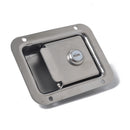 4pcs Stainless Steel Tool Box Caravans Entry Dead Bolt Lock Latch&Key&Gasket
