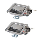 Heavy Duty Stainless Steel Boat Trailer Tool Box RV Door Latch with Two Keys