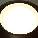 3000K 3.2W LED Downlight Spotlight Ceiling Light Fitting Black Plastic Panel
