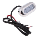 12-28V Marine/Boat Underwater LED Warm White Light w/ Stainless Steel Bezel