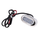 12-28V Marine/Boat Underwater LED Warm White Light w/ Stainless Steel Bezel