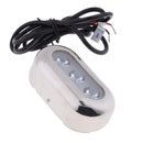 12-28V Marine/Boat/Yacht Underwater LED Blue Light w/ Stainless Steel Bezel