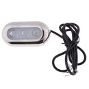 12-28V Marine/Boat/Yacht Underwater LED Blue Light w/ Stainless Steel Bezel
