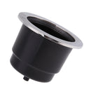 Plastic Cup Drink Holder W/ Stainless Steel Trim For Marine Boat Rv Camper