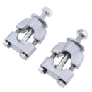 Pair 7/8" Handlebar Riser Mount Clamp Adapters For Motorcycle Dirt Bike ATV