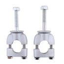 Pair 7/8" Handlebar Riser Mount Clamp Adapters For Motorcycle Dirt Bike ATV