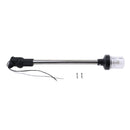 12V Pontoon Bright LED Navigation Stern Anchor Pole Light for Boats