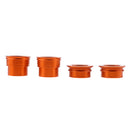 4x Orange Motorcycle Billet Wheel Hub Spacers for KTM SX SXF XCF 200 250 300 350 400 13-15