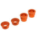 4x Orange Motorcycle Billet Wheel Hub Spacers for KTM SX SXF XCF 200 250 300 350 400 13-15