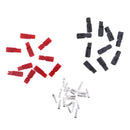 20pcs 30AMP Insulated Quick Disconnect Wire Terminals Red Black Connectors