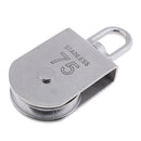 75mm Single Sheave Pulley Block with Swivel Eye 304 Stainless Steel