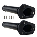 Pair 8.7'' Kayak Fishing Boat Deck Flush Mount Rod Holders+Cap Cover with Gaskets