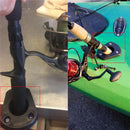 Pair 8.7'' Kayak Fishing Boat Deck Flush Mount Rod Holders+Cap Cover with Gaskets