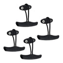 4pcs 4'' Plastic Kayak Canoe Carry Handle Pull Handle T-handle With Cord