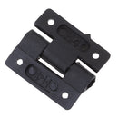 Boat RV Cabin Door Hatch Cabinet Plastic Marine Butt Hinges 26x22mm Black