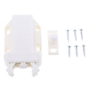 Cabinet Kitchen Door Magnetic Push to Open Touch Catch Latch White