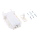 Cabinet Kitchen Door Magnetic Push to Open Touch Catch Latch White