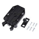 BLACK Push To Open Magnetic Door Drawer Cabinet Catch Touch Latch Press Lock
