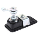 Compression Trigger Latch Lock Horsebox Locker Doors Tack Push Button Black