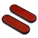 Motorcycle Bike FRONT FORK REFLECTOR ORANGE for Yamaha Honda Suzuki