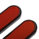 Motorcycle Bike FRONT FORK REFLECTOR ORANGE for Yamaha Honda Suzuki