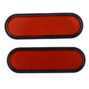 Motorcycle Bike FRONT FORK REFLECTOR ORANGE for Yamaha Honda Suzuki