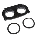 Black Plastic Racing Air Intake Filter Adapter Plate for Yamaha Raptor 660 686 All Years
