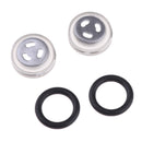 Unviersal Motorcycle Brake Master Cylinder Reservoir Sight Mirror Gasket Replacement - 12mm