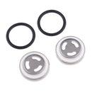2 Set 18mm Motorbike Sight Len Mirror Seal Gaskets Fits for Brake Master Cylinder Reservoir