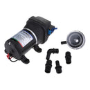 Marine Water Diaphragm Self Priming Pump 2.7 Gallons/min (10 Lpm) 17 PSI - Built-in pressure switch