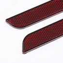 145mm Red Reflector For Harley Touring 1994-2013 Saddlebag Latch Visibility