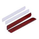 145mm Red Reflector For Harley Touring 1994-2013 Saddlebag Latch Visibility