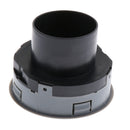 Grey RV Marine Yacht Round Air Vent Outlet Grill Ventilation 70x42mm