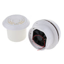 12V White Yacht RV Ceiling Exhaust Fan 60CFM Quiet Sound Air Ventilation