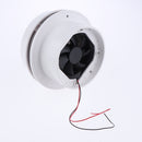 12V White Yacht RV Exhaust Fan 60CFM with LED Quiet Sound Air Ventilation