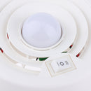 12V White Yacht RV Exhaust Fan 60CFM with LED Quiet Sound Air Ventilation