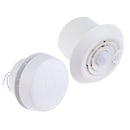 12V White Yacht RV Exhaust Fan 60CFM with LED Quiet Sound Air Ventilation