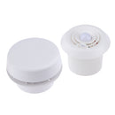 12V White Yacht RV Exhaust Fan 60CFM with LED Quiet Sound Air Ventilation