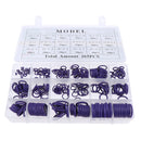 265 pcs Purple Rubber HNBR O-ring Assortment Kit automotive for Insulation Gasket Washer Seals faucet shower head/Car Vehicle Replacement