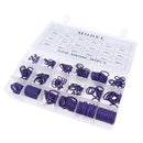 265 pcs Purple Rubber HNBR O-ring Assortment Kit automotive for Insulation Gasket Washer Seals faucet shower head/Car Vehicle Replacement