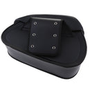 Left Motorcycle Leather Saddle Bags Side Storage Tool Bag Black Fit Harley