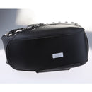 Left Motorcycle Leather Saddle Bags Side Storage Tool Bag Black Fit Harley